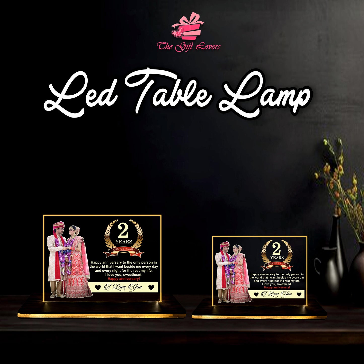 Stylish LED Night Lamp with Photo