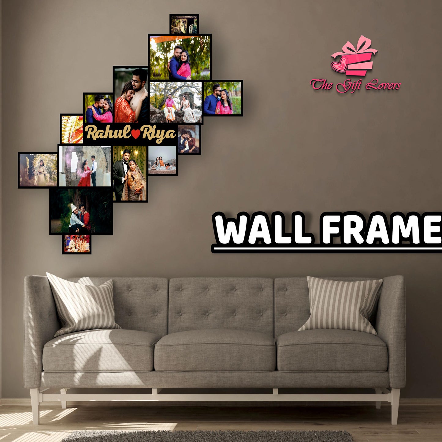 Couple's Memory Lane Wall Frame