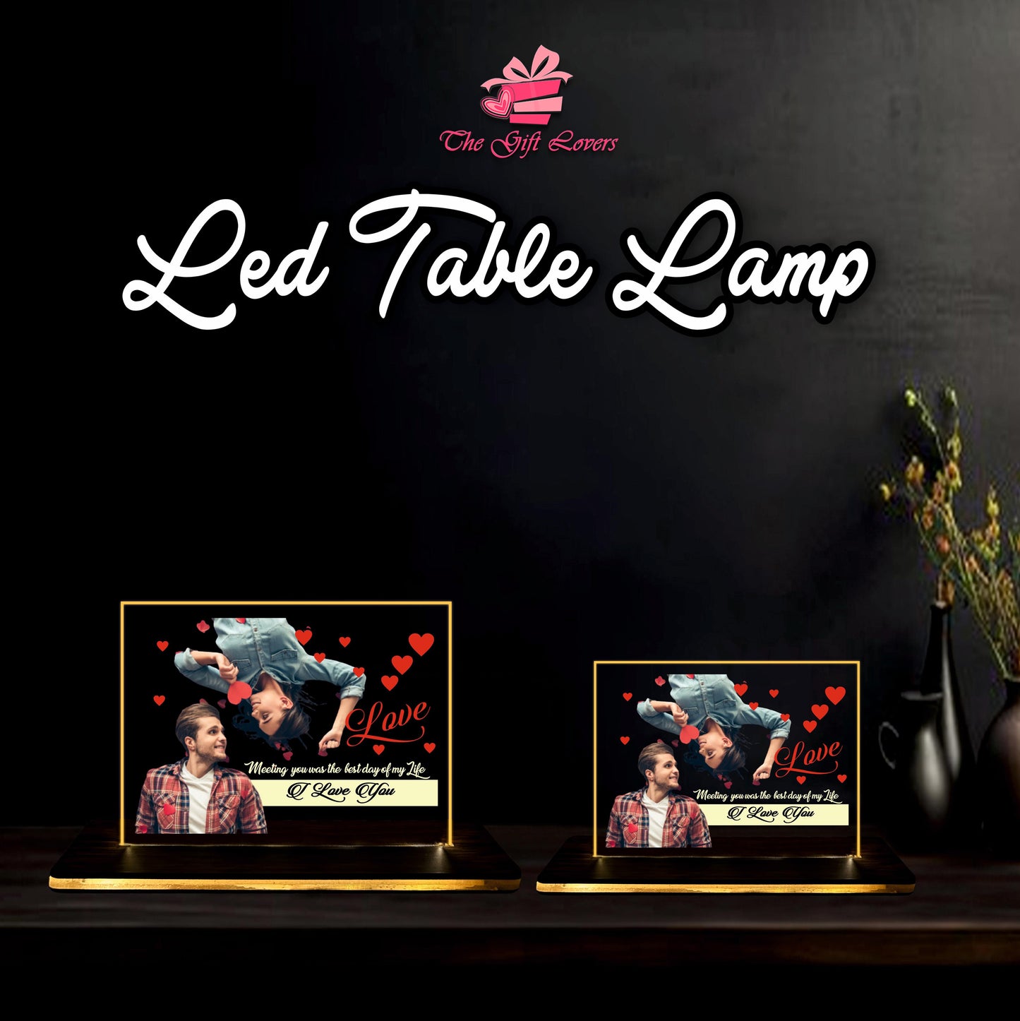Stylish LED Night Lamp with Photo