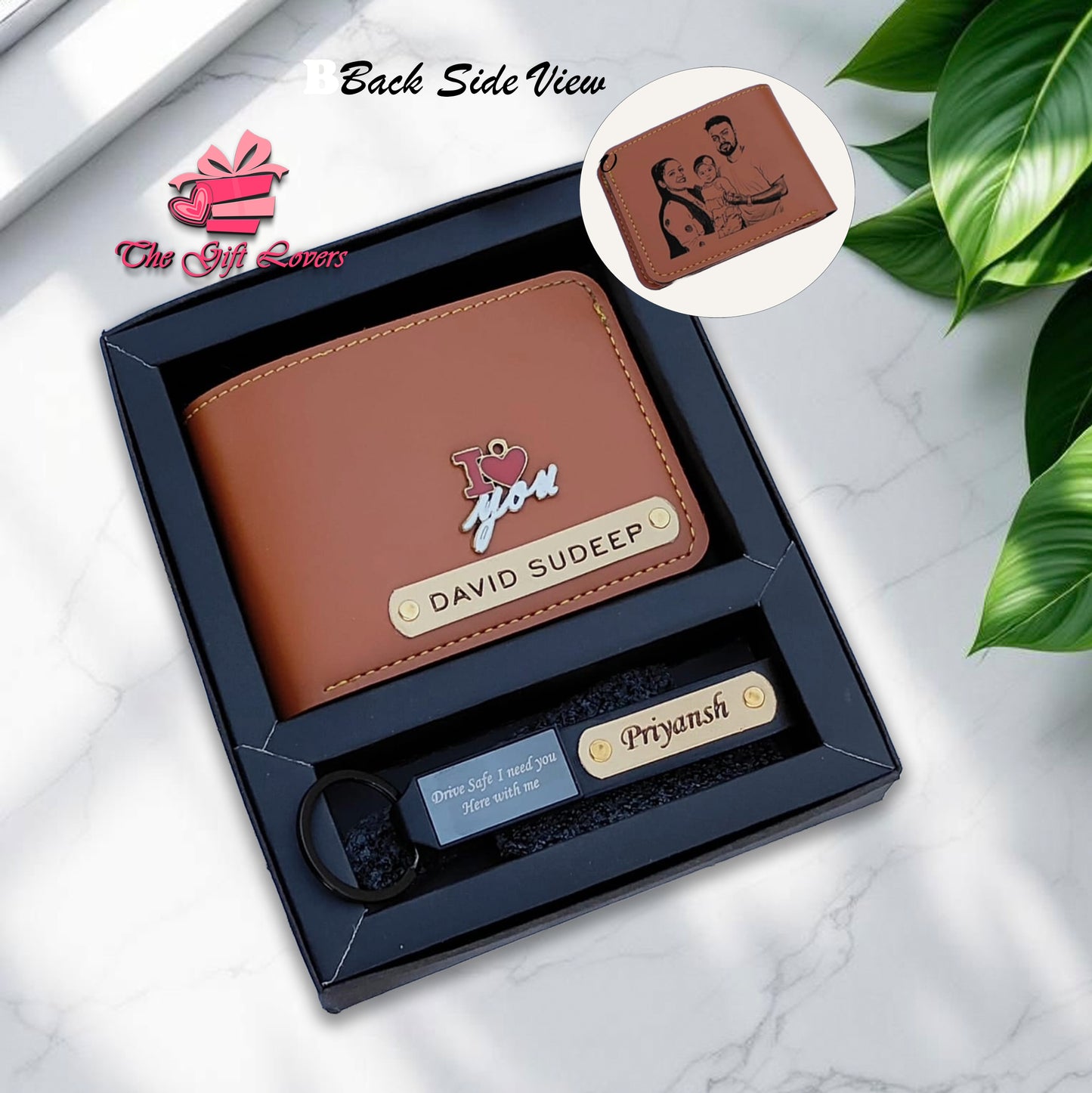 Sketch Art Wallet Combo – Stylish & Sentimental
