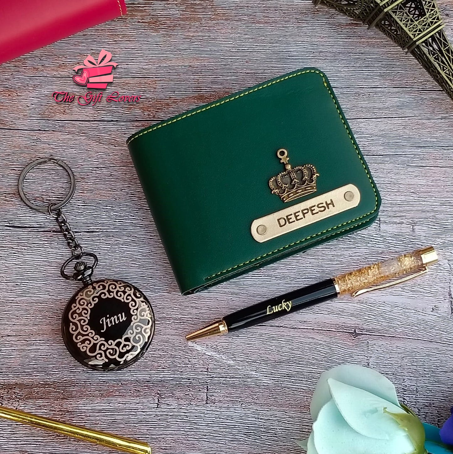 Personalized Wallet Combo Gift Set