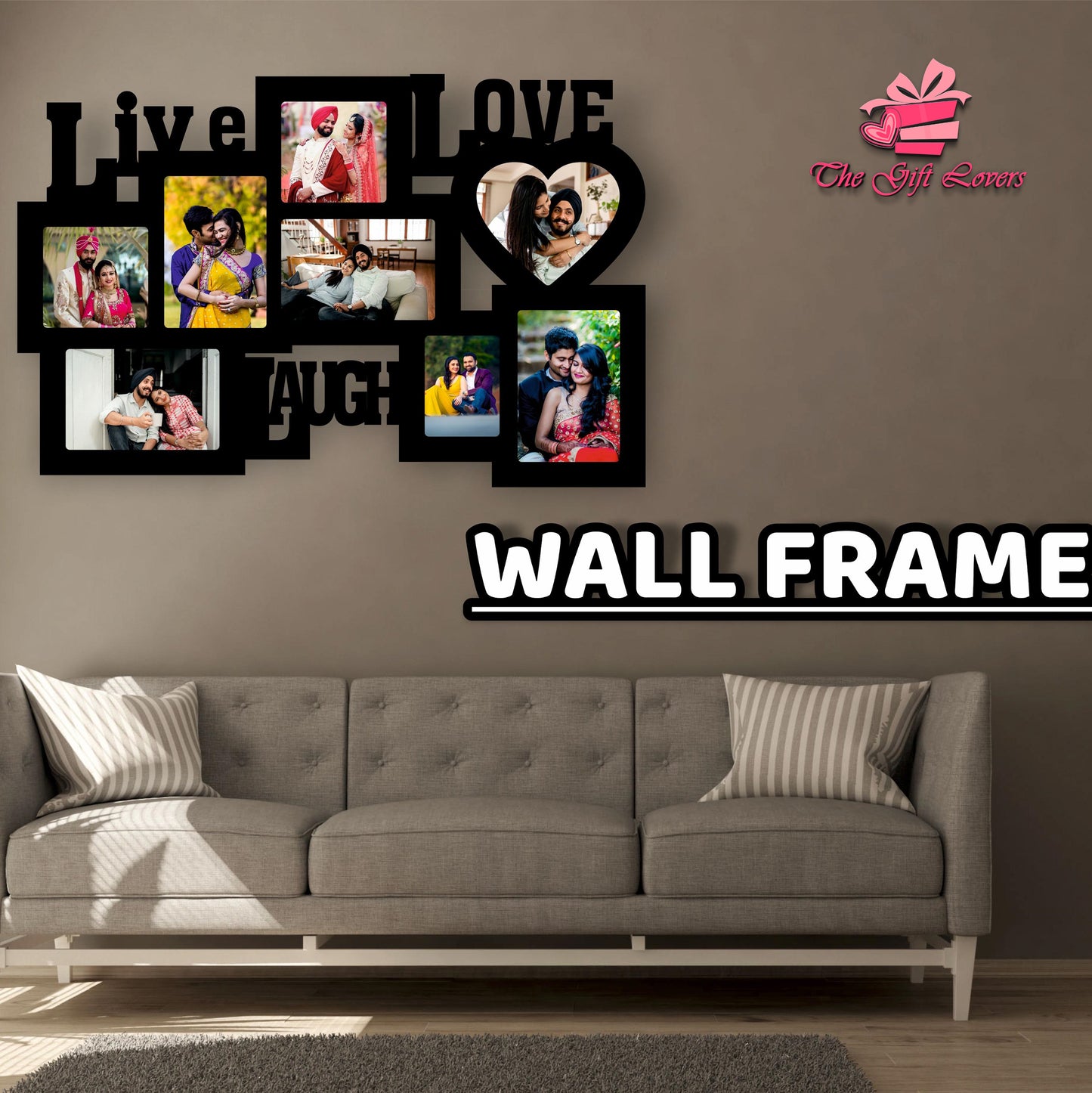 Customized Wall Hanging Photo Frame