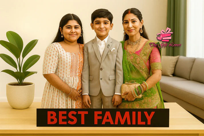 Customized MDF Wooden Family Cutout Standee