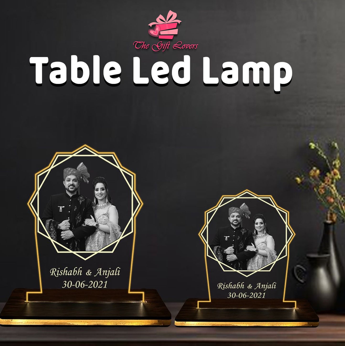 Custom Engraved LED Lamp