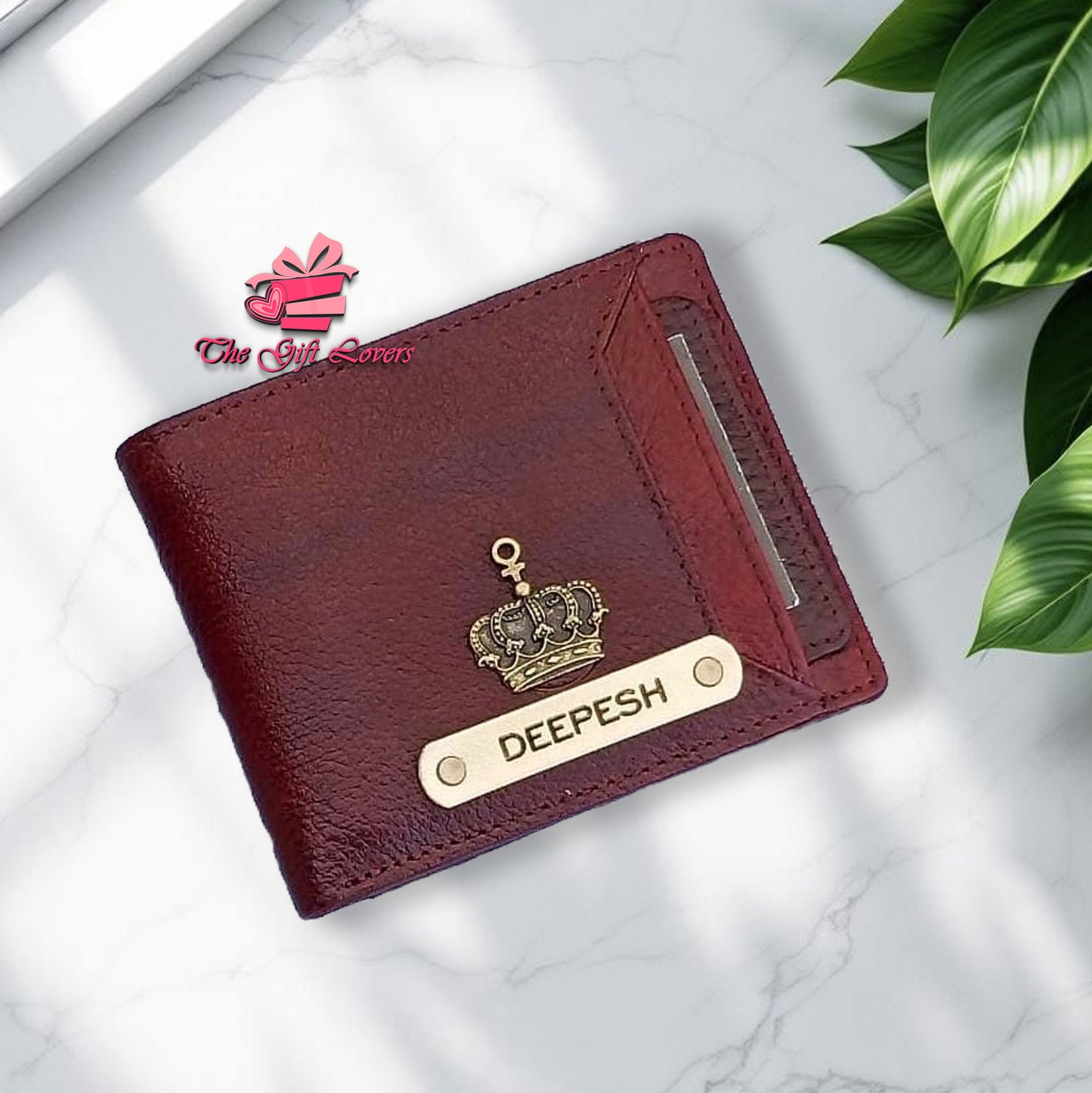 Engraved Name Wallet with Card Holder Combo
