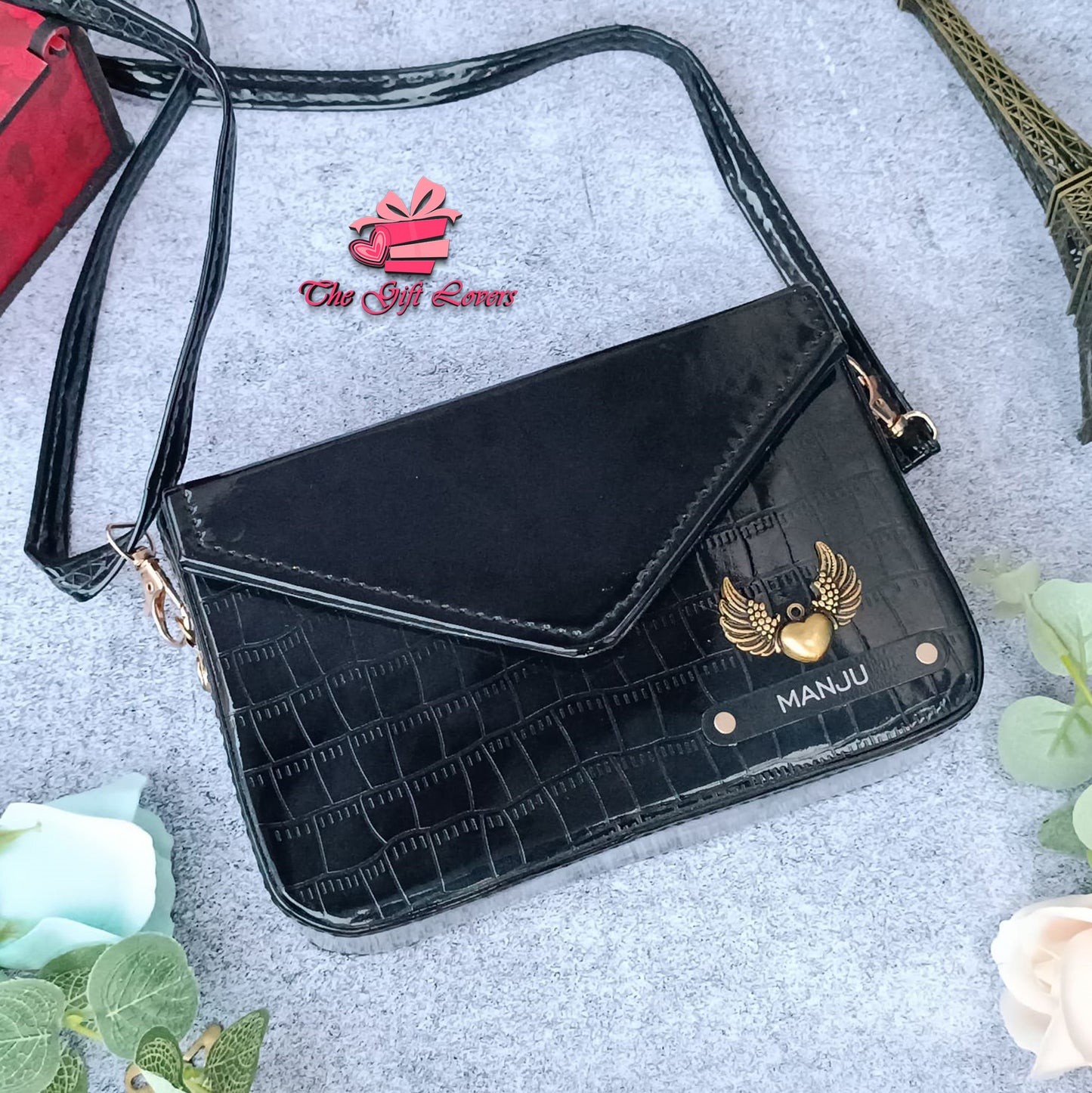 Custom Name Stylish Sling Bag for Women