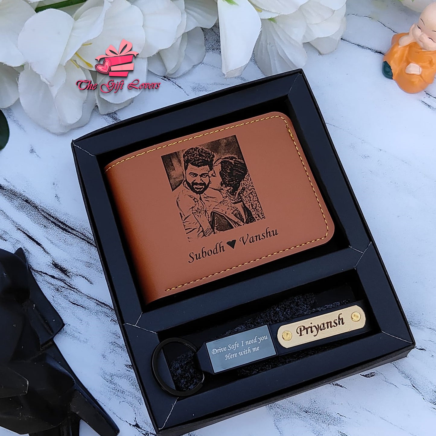 Sketch Art Wallet Combo – Stylish & Sentimental