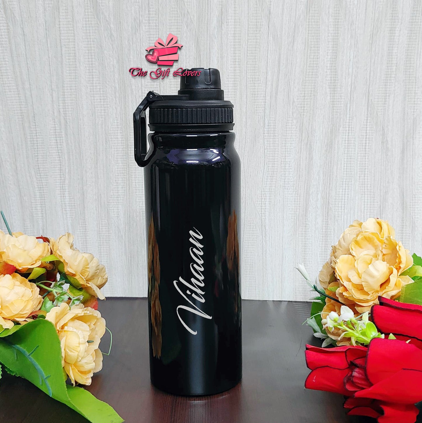 Personalized Stainless Steel Sipper Bottle 800 ML