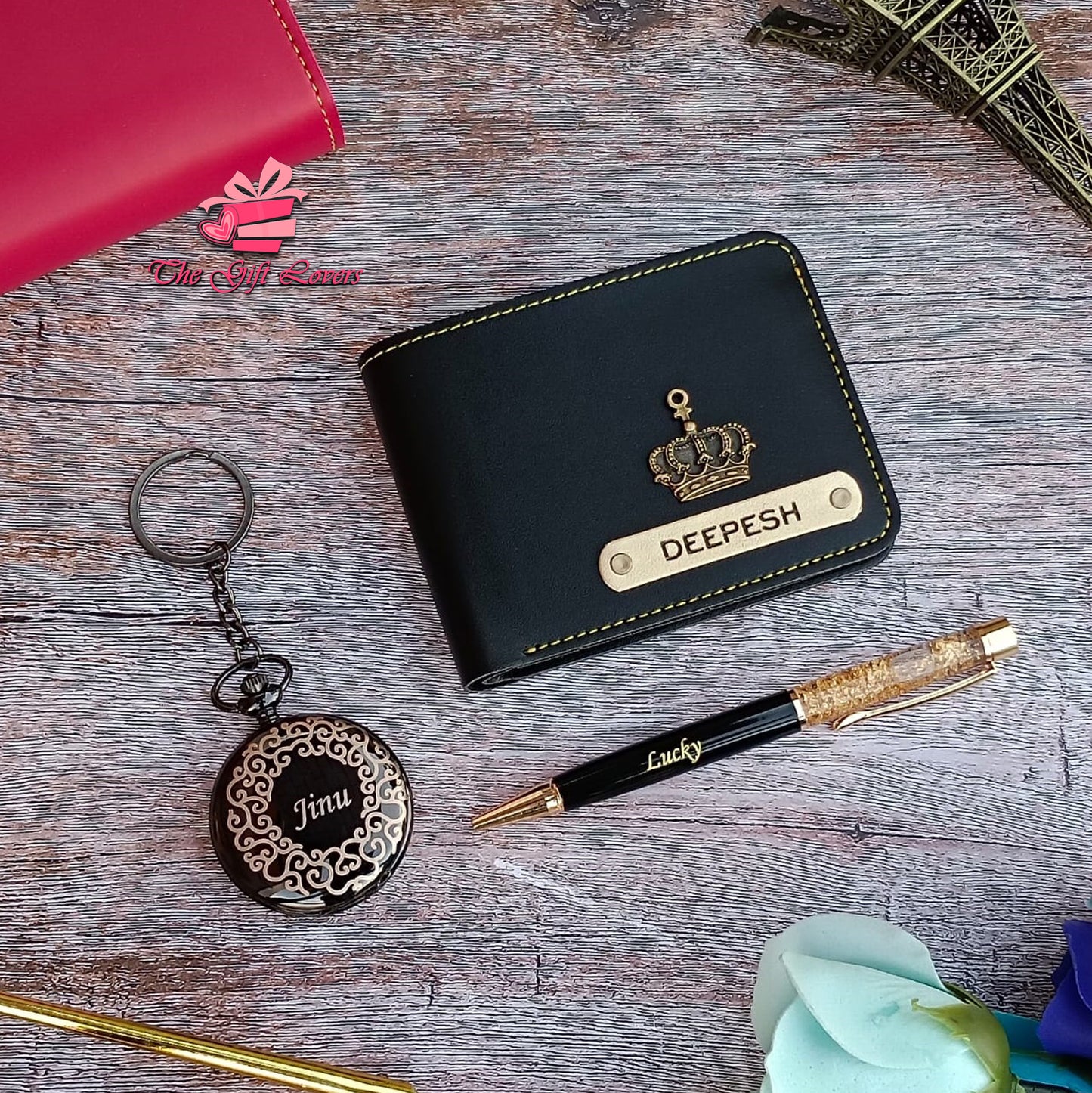 Personalized Wallet Combo Gift Set
