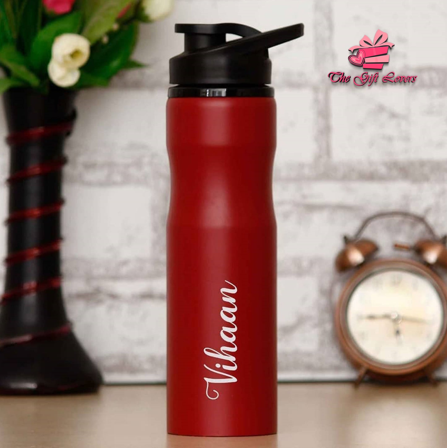 Personalized Sipper Bottle with Name Engraving