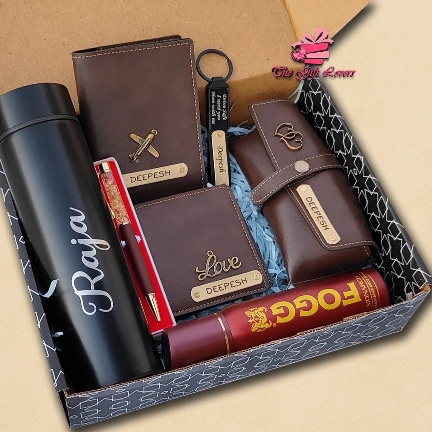 Deluxe Personalized Gift Set for Him