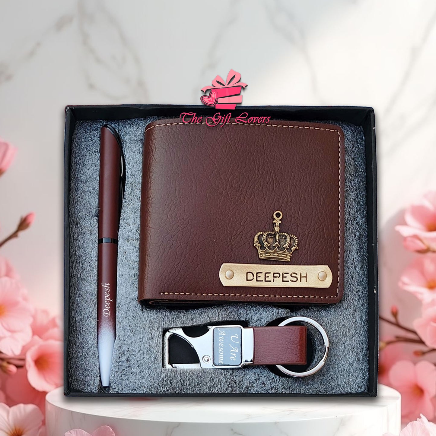Custom Engraved Men's Premium Gift Set