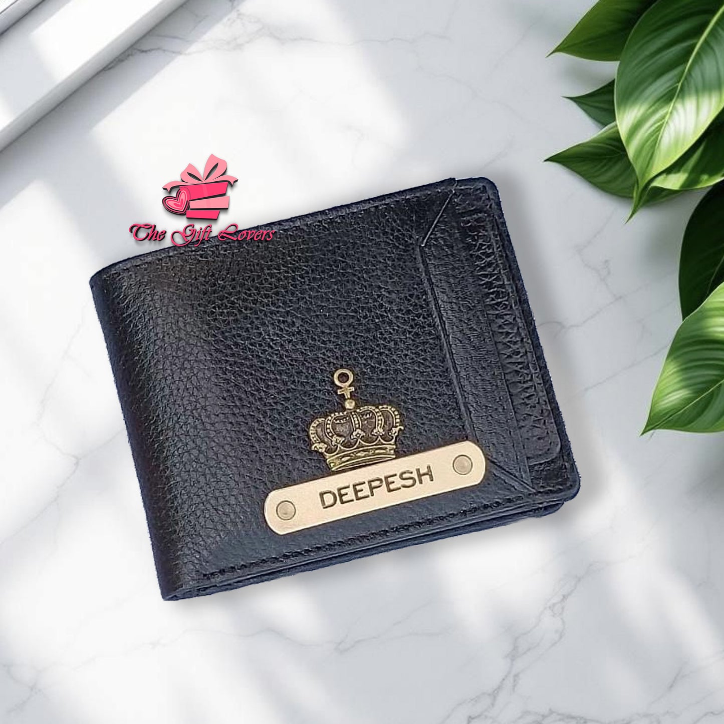 Engraved Name Wallet with Card Holder Combo