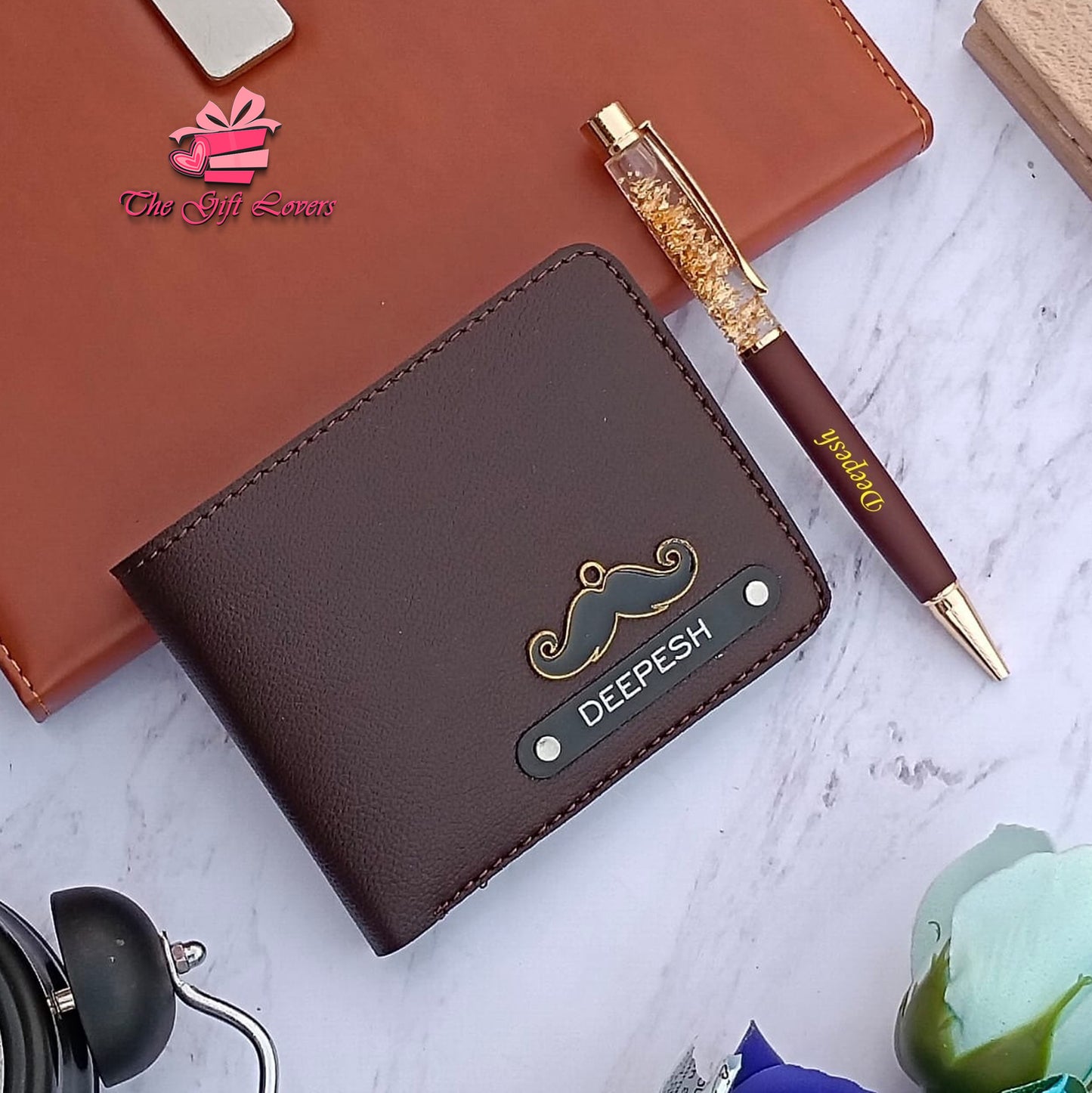 Personalized Wallet & Pen Gift Set