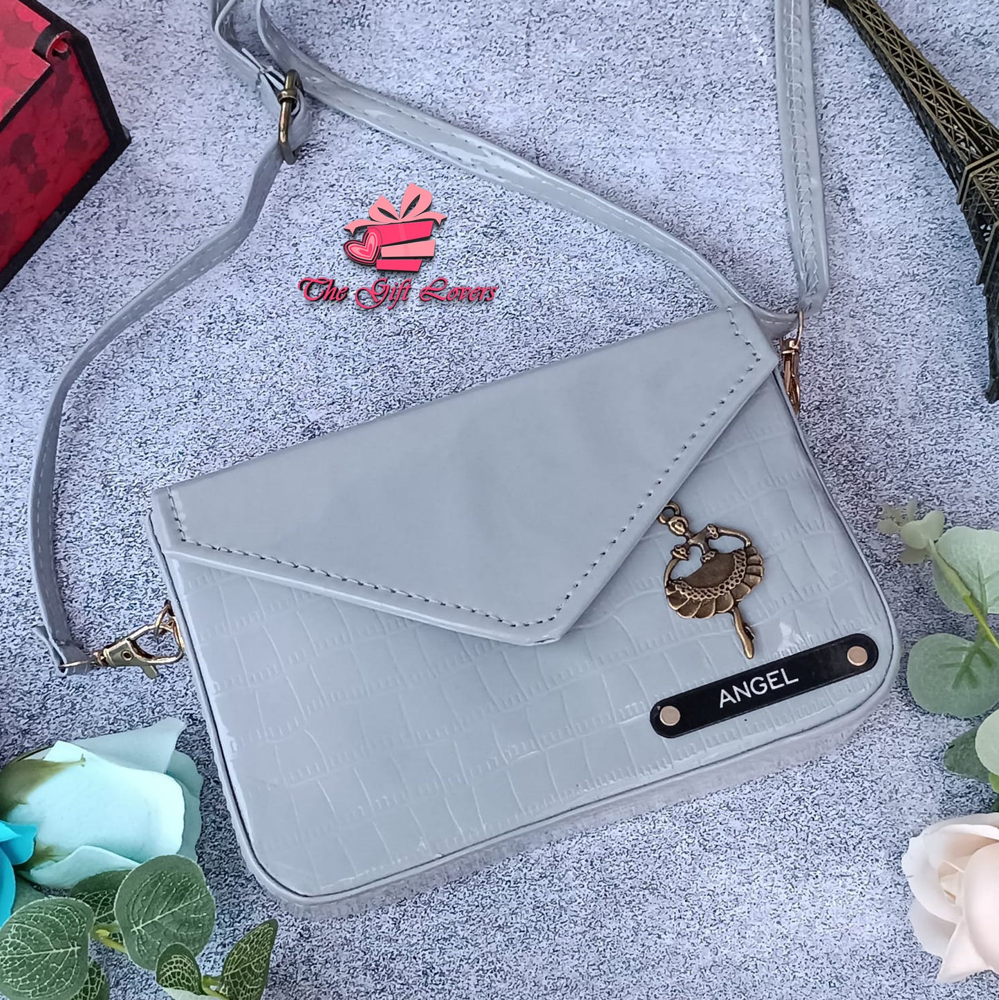 Custom Name Stylish Sling Bag for Women