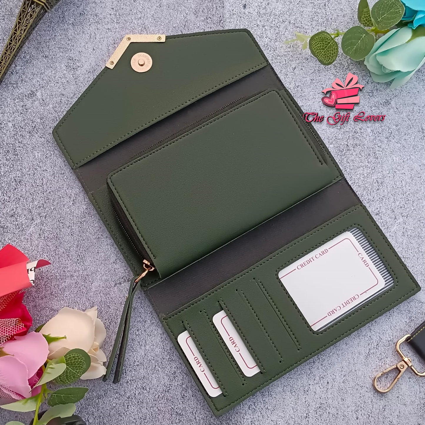Premium Leather Couple Wallet Combo – His & Hers Matching Set