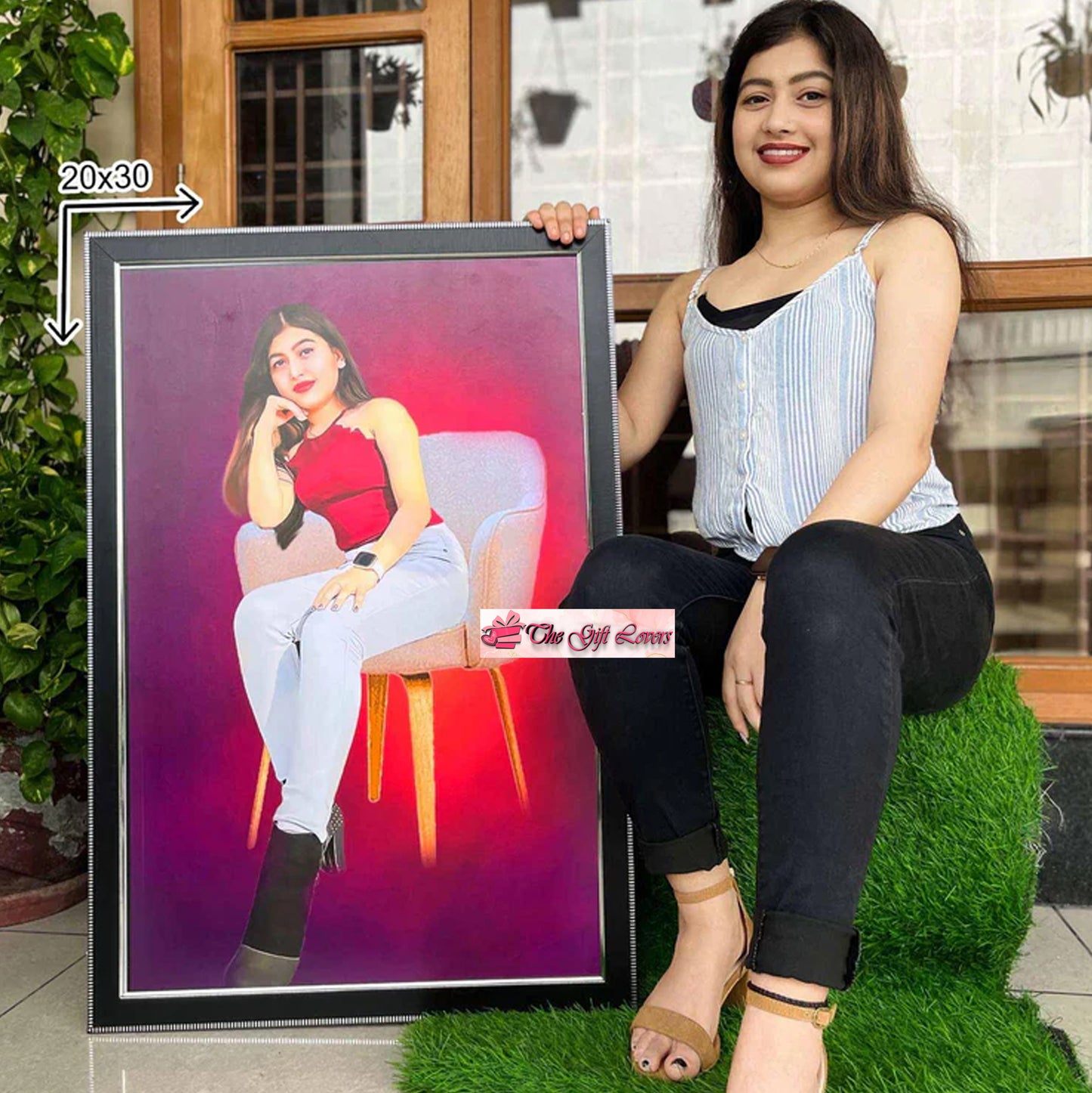 Custom Smudge Frame