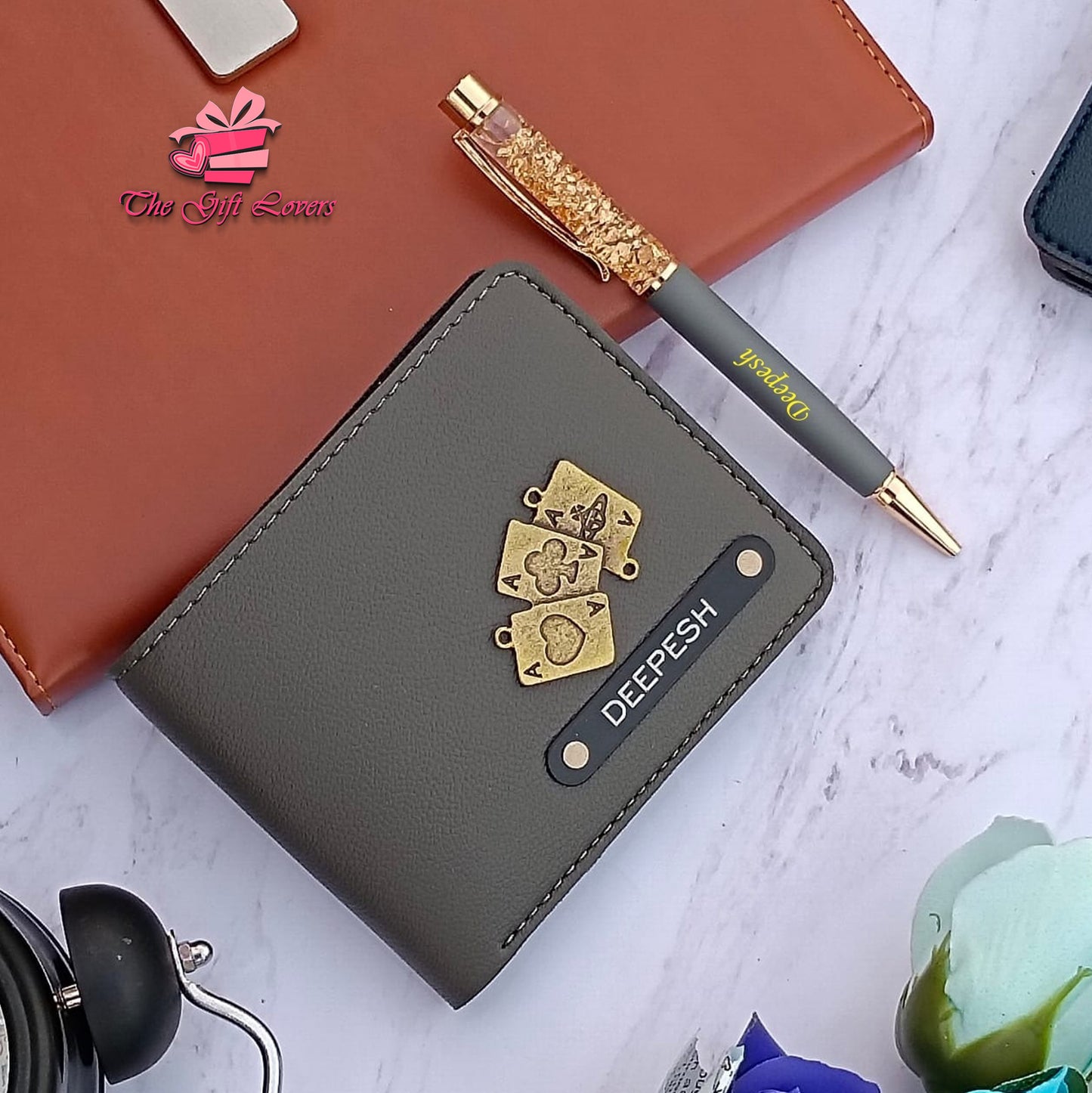 Personalized Wallet & Pen Gift Set