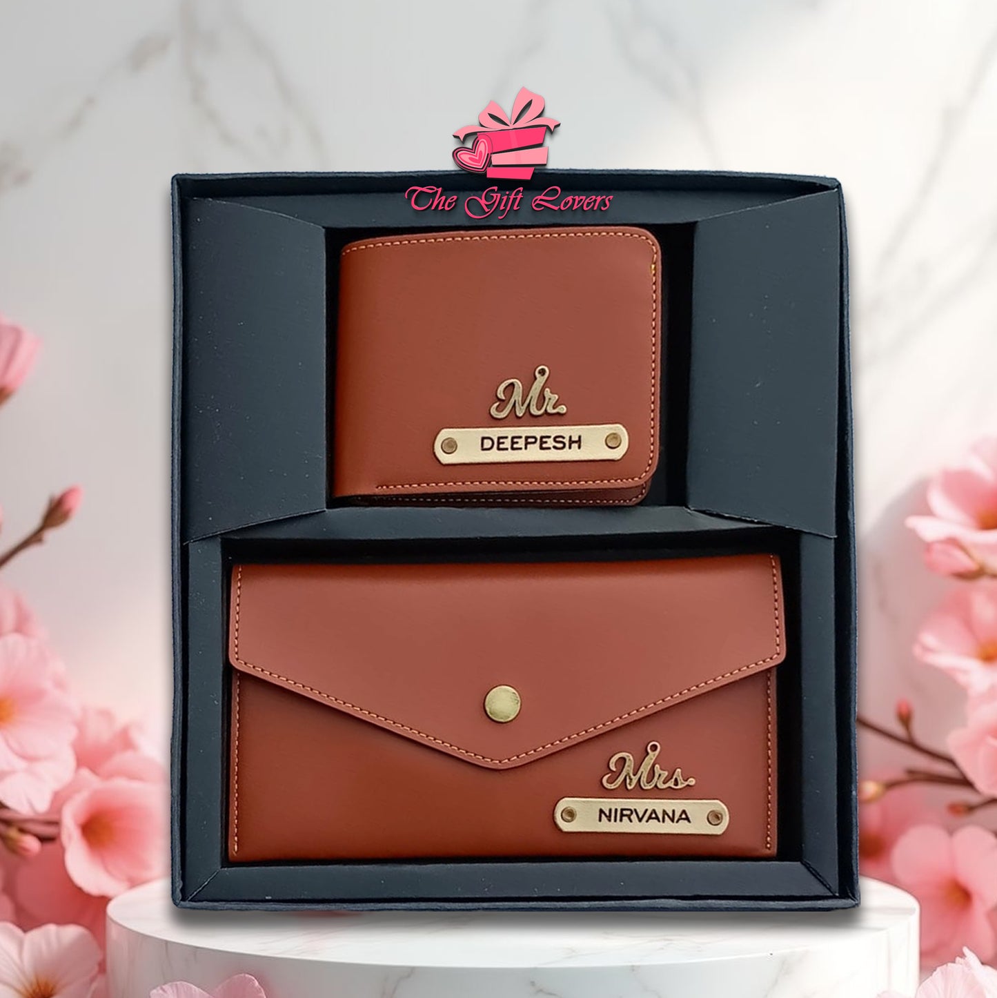 Personalized Wallet and Clutch Combo