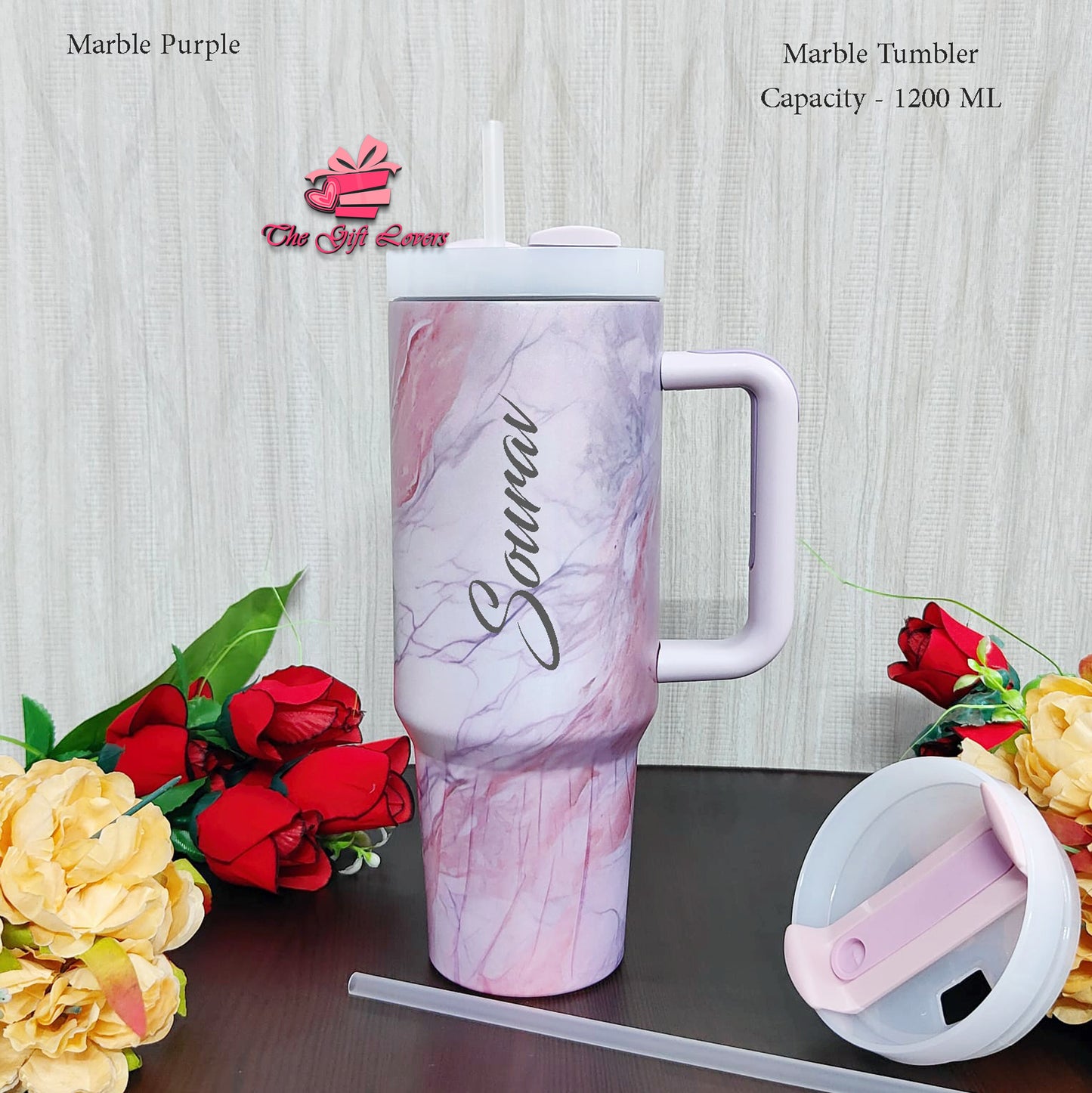 Marble & Floral Tumbler Shades
