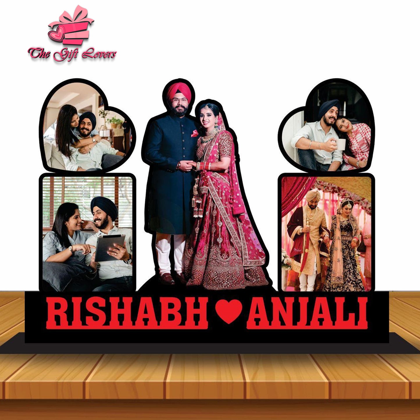Couple Name Love Table Frame