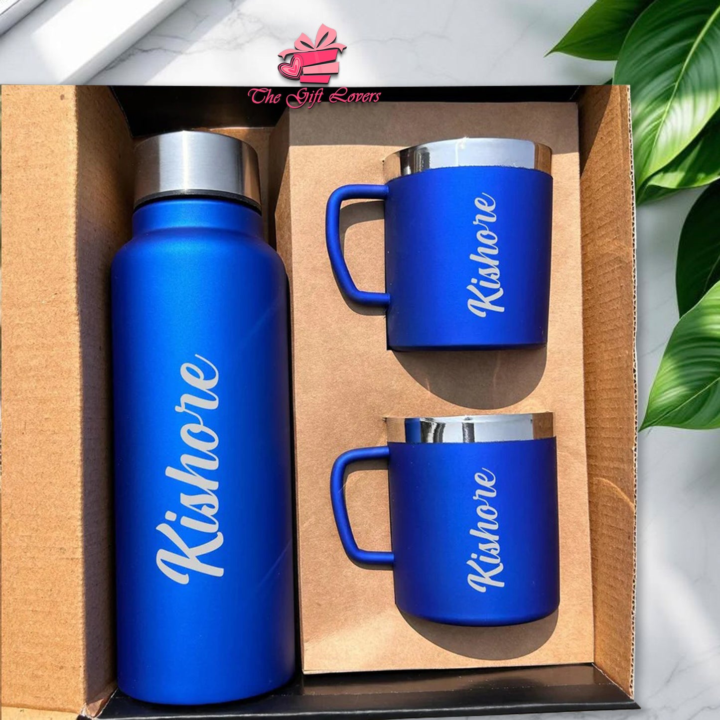 Personalized Bottle and Mug Gift Set (3-in-1 Combo)
