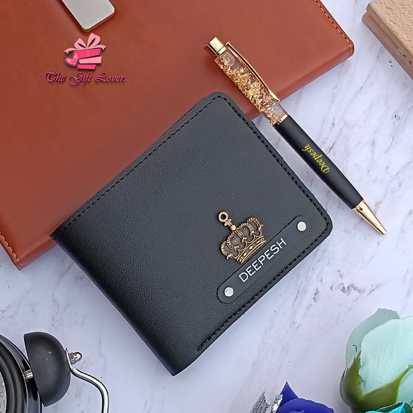 Personalized Wallet & Pen Gift Set