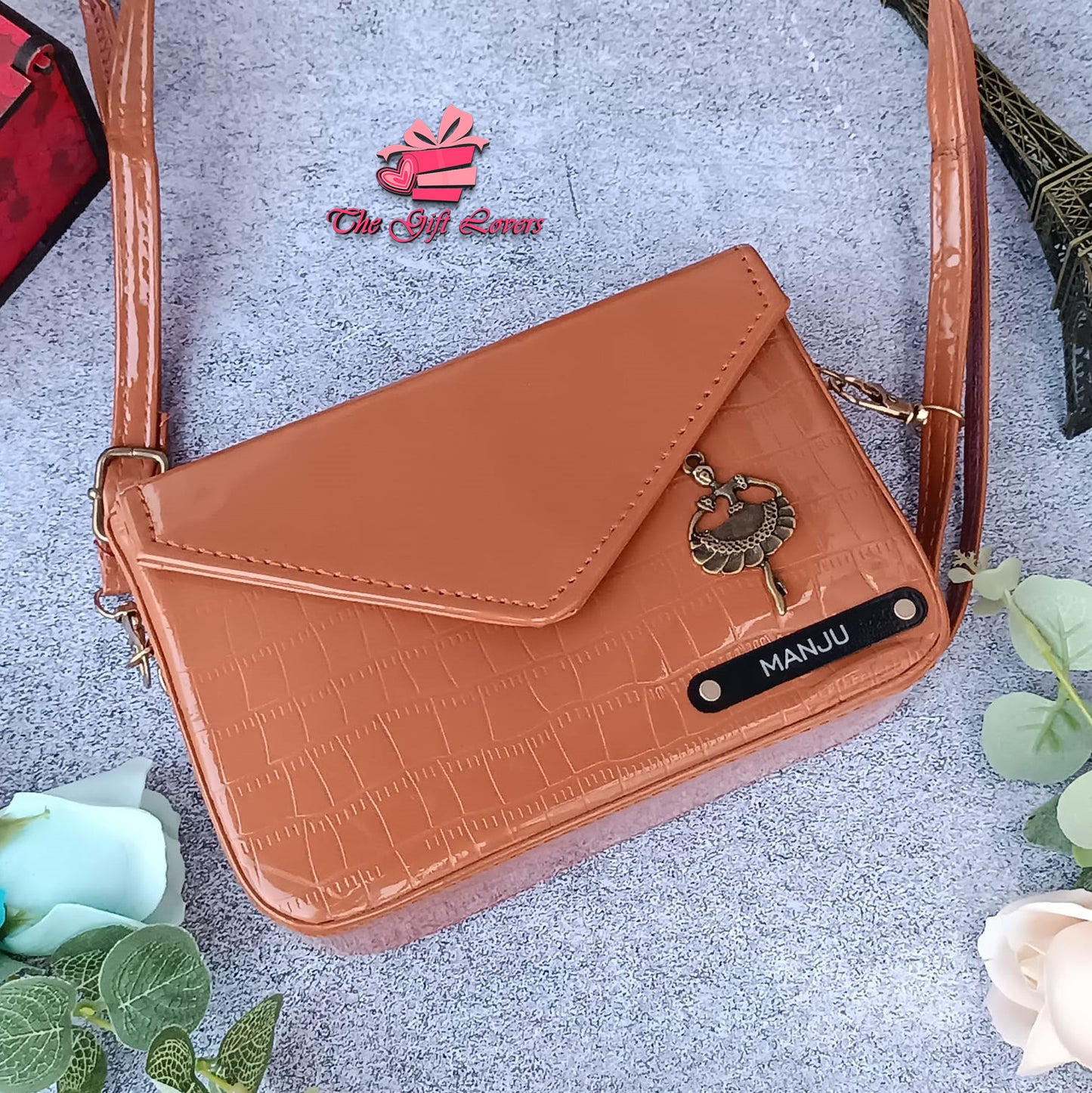 Custom Name Stylish Sling Bag for Women