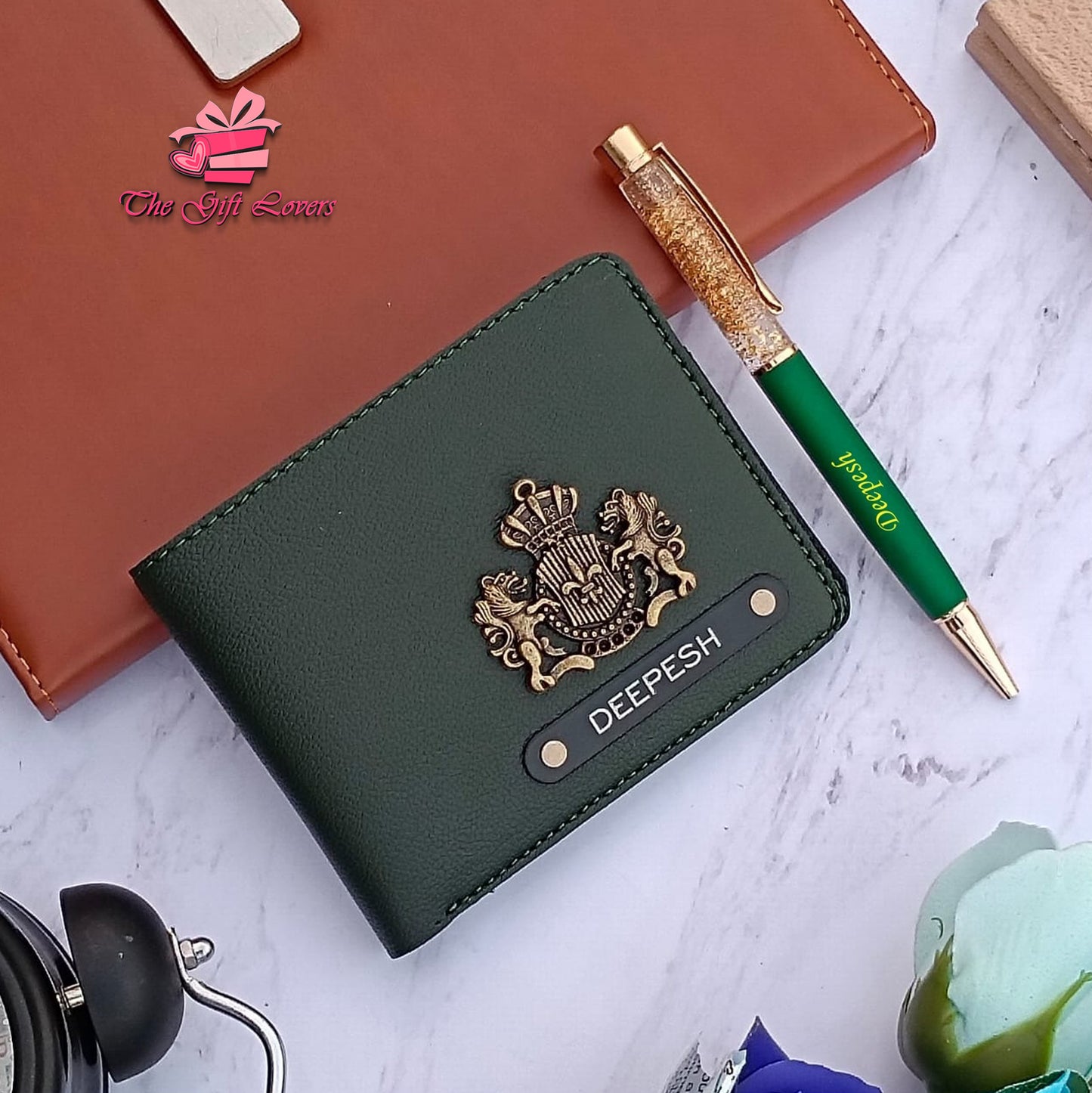 Personalized Wallet & Pen Gift Set