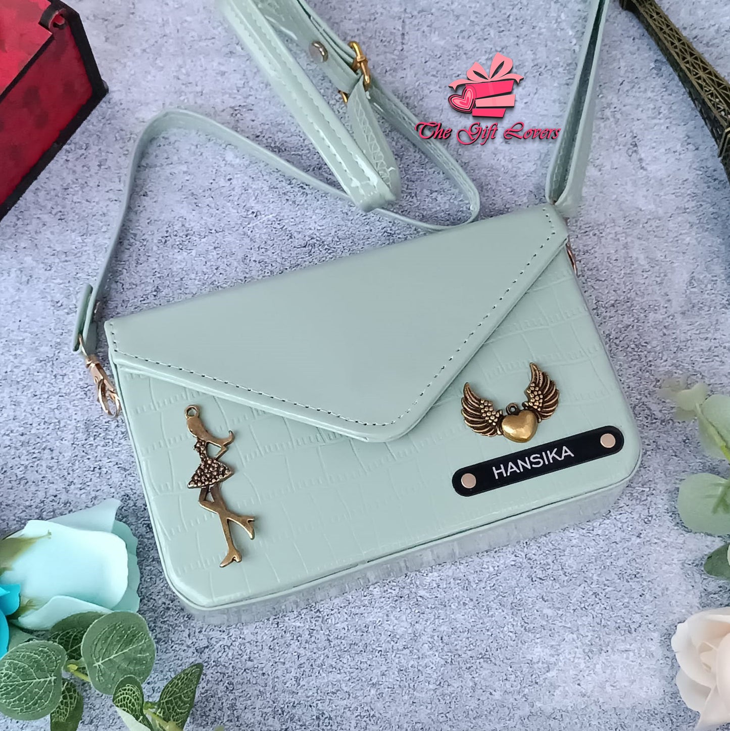 Custom Name Stylish Sling Bag for Women