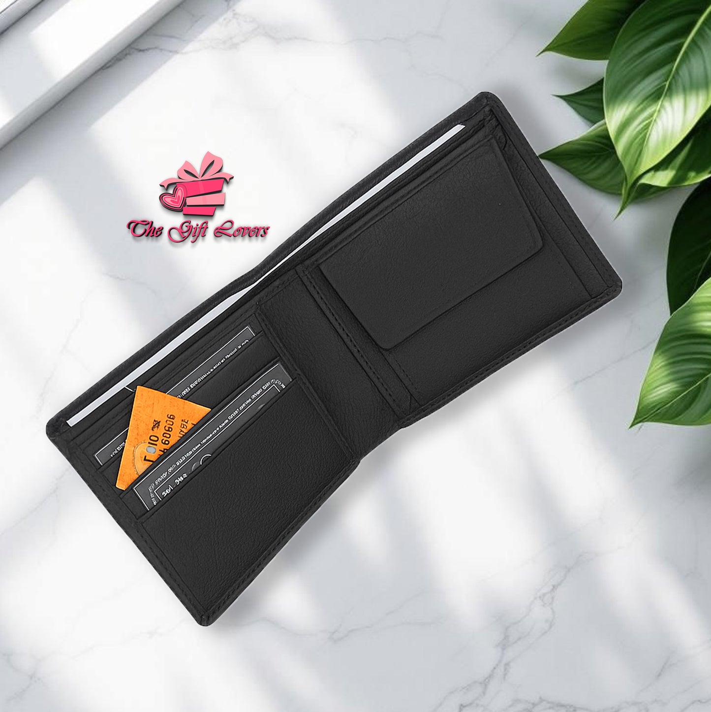 Engraved Name Wallet with Card Holder Combo
