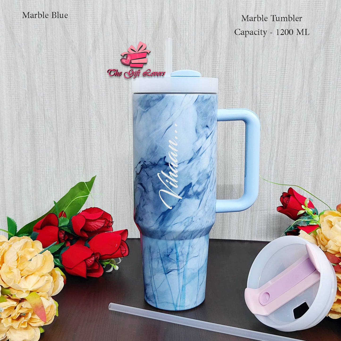 Marble & Floral Tumbler Shades