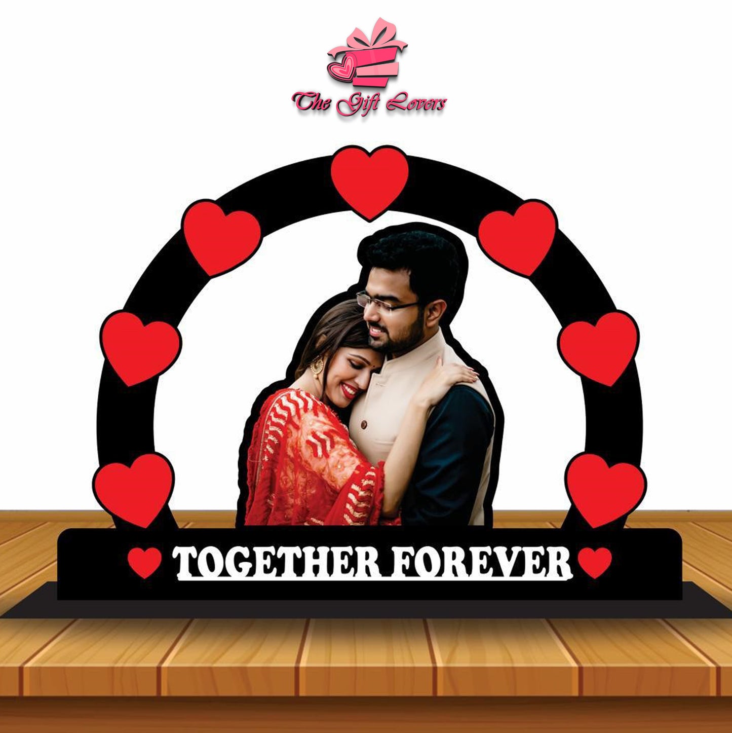 Heart Arch Love Table Top Frame
