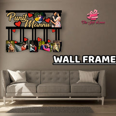 Couple Frame with Names & Photos