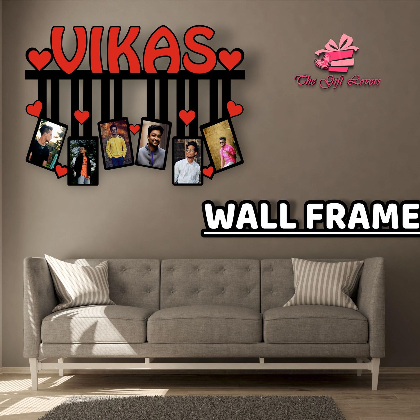 Heartline Photo Wall Frame