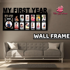 My First Year Baby Milestone Frame