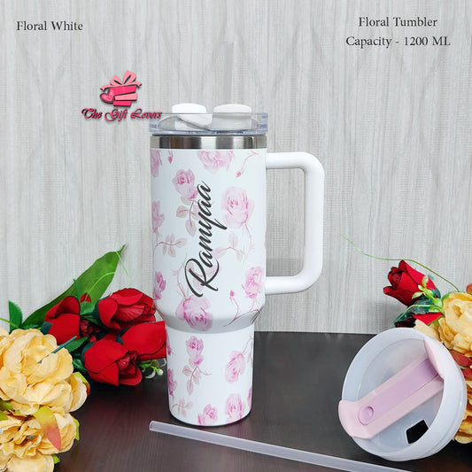 Marble & Floral Tumbler Shades
