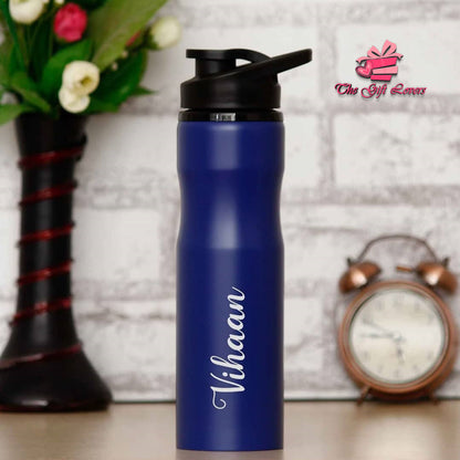 Personalized Sipper Bottle with Name Engraving