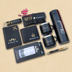 Personalized Premium Gift Hamper with Wallets, Cups, Bottle & Accessories