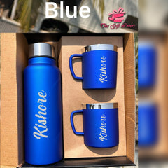 Personalized Bottle and Mug Gift Set (3-in-1 Combo)