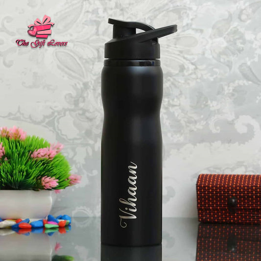Personalized Sipper Bottle with Name Engraving