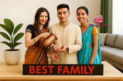 Customized MDF Wooden Family Cutout Standee