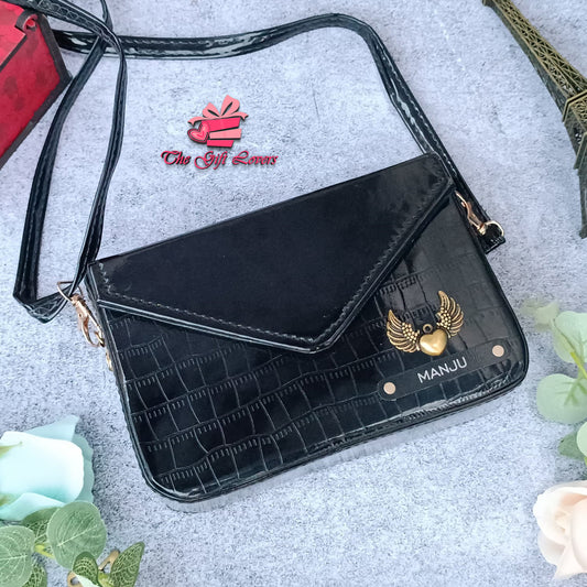 Custom Name Stylish Sling Bag for Women