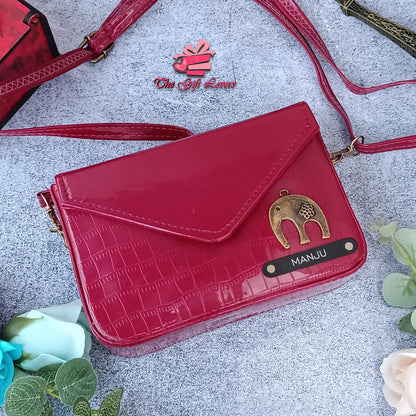 Custom Name Stylish Sling Bag for Women