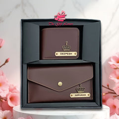 Personalized  Wallet and Clutch Combo