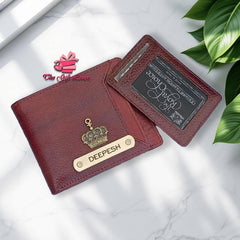 Engraved Name Wallet with Card Holder Combo