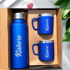 Personalized Bottle and Mug Gift Set (3-in-1 Combo)
