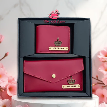 Personalized  Wallet and Clutch Combo