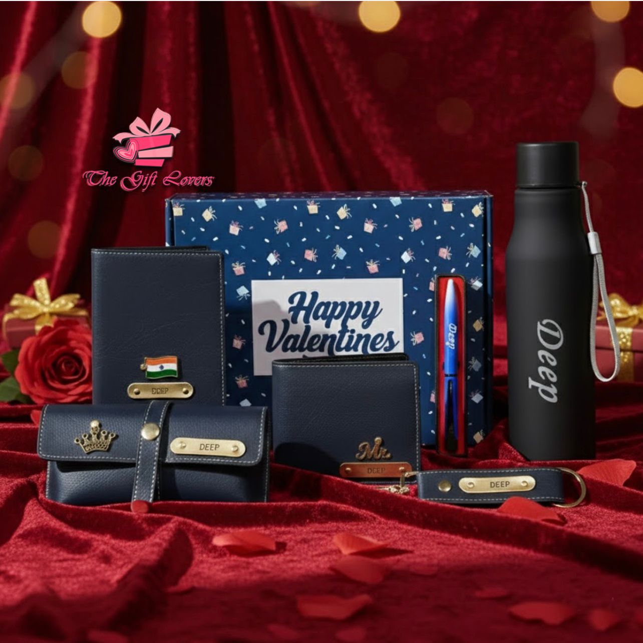 Luxury Personalized Valentine Hamper – Perfect Romantic Gift 💖