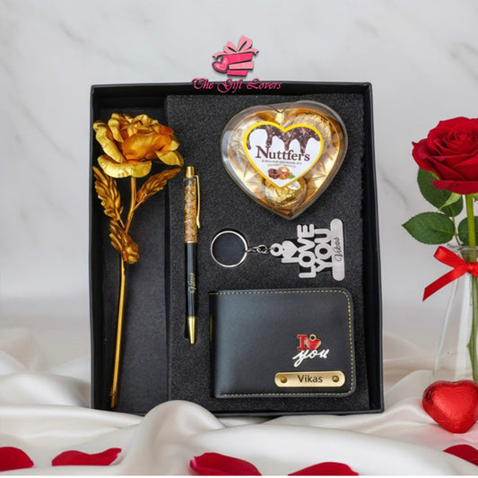 Personalized Valentine Gift Hamper for Him – Premium Love Combo